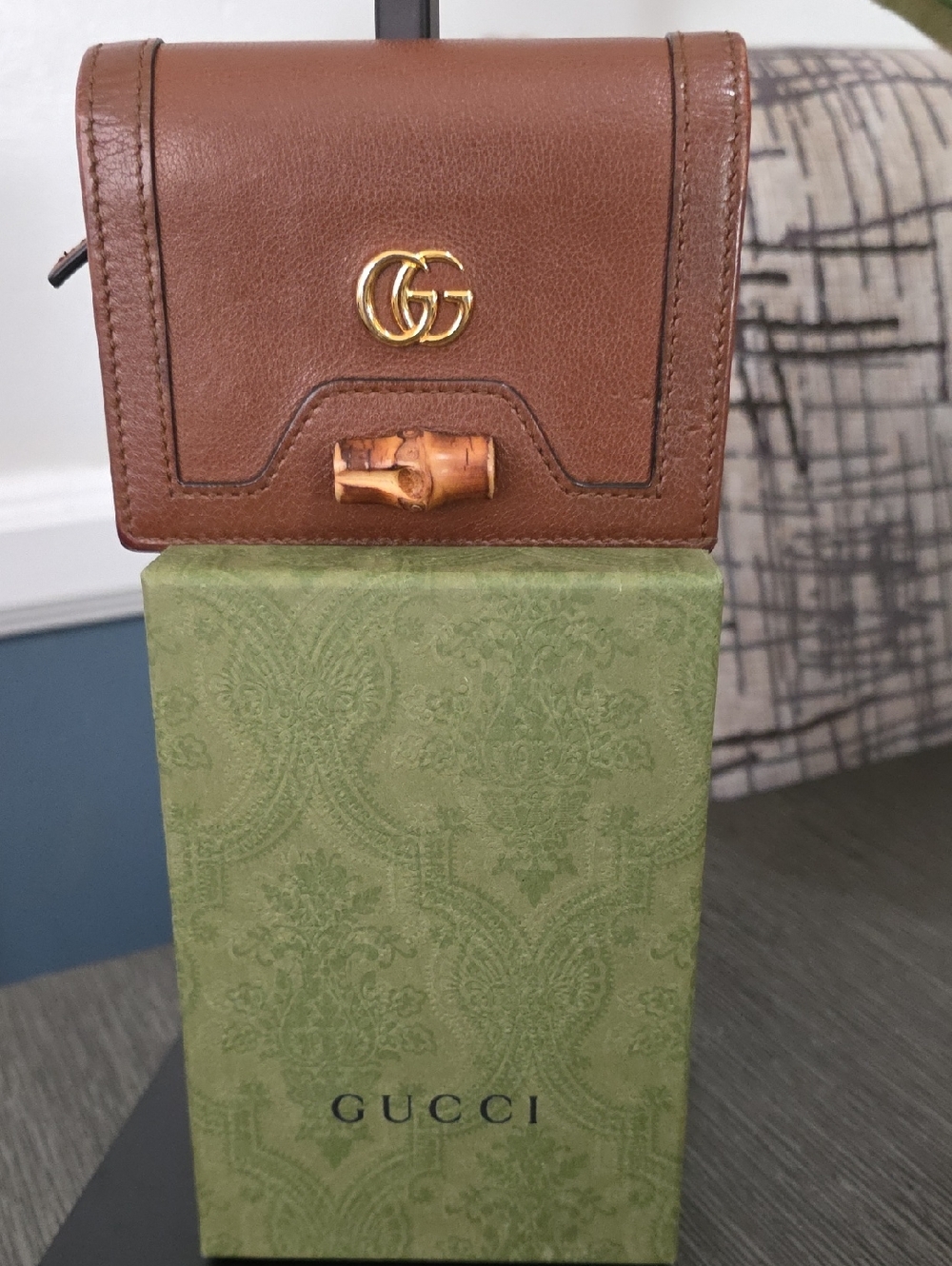 💯Authentic Gucci Diana Card Case Wallet